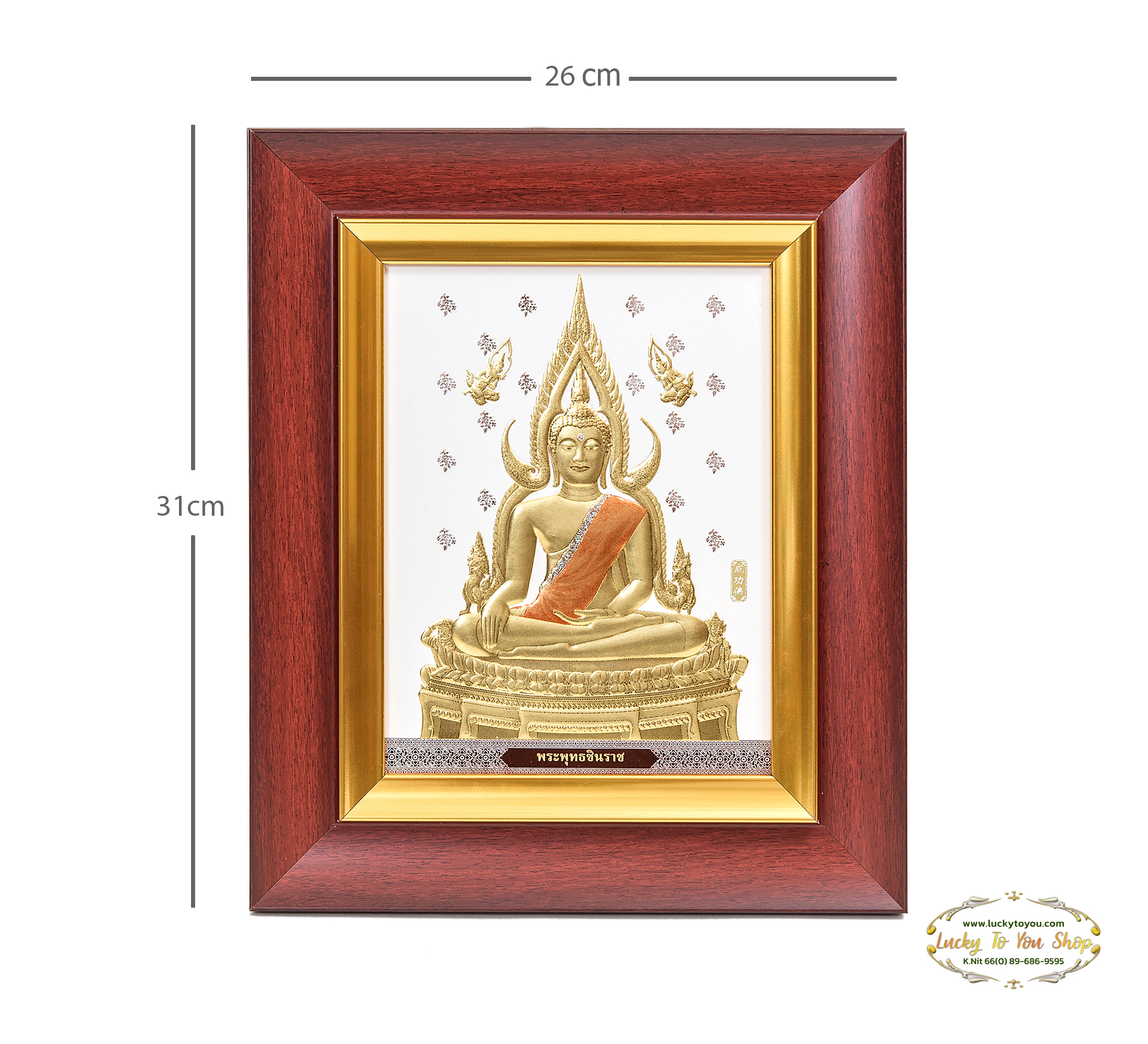 ภาพพิมพ์ทองM พระชินราช