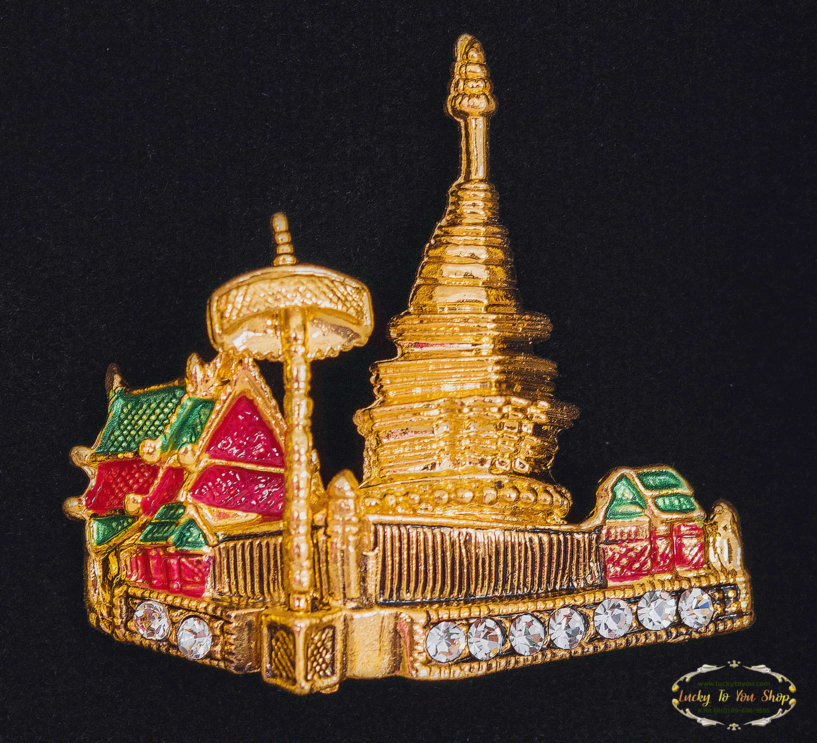 กรอบทองลายไทย A06