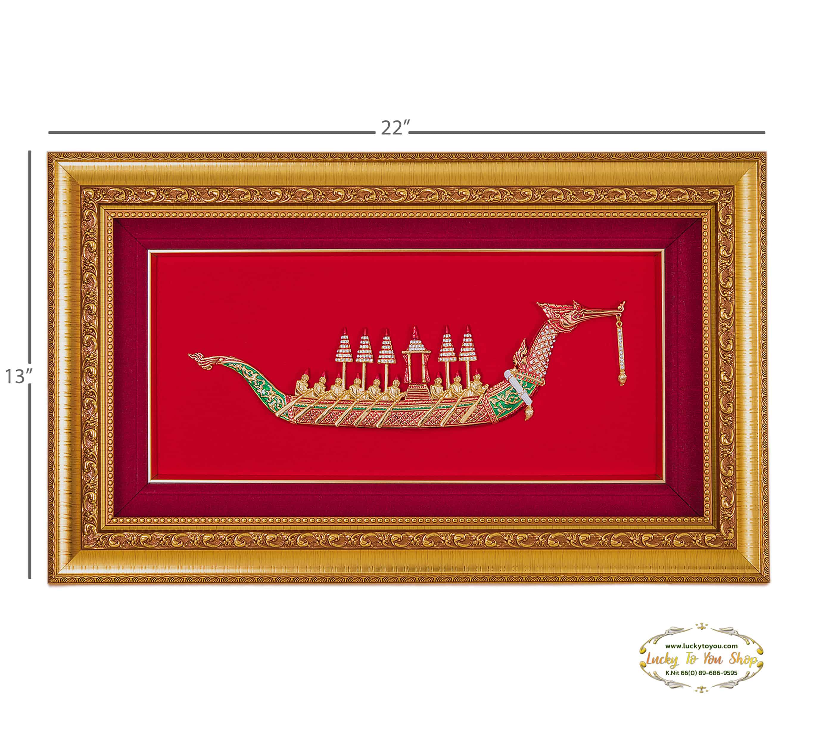 กรอบหุ้มผ้าไหมสุพรรณหงส์