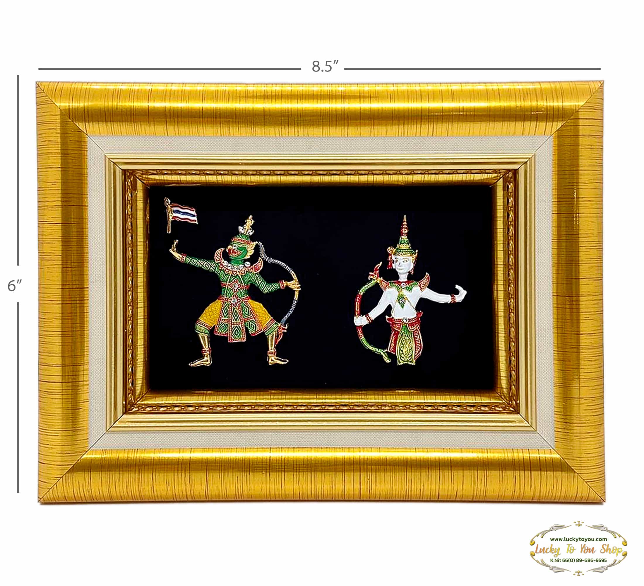 กรอบทองคู่รามเกียรติ์