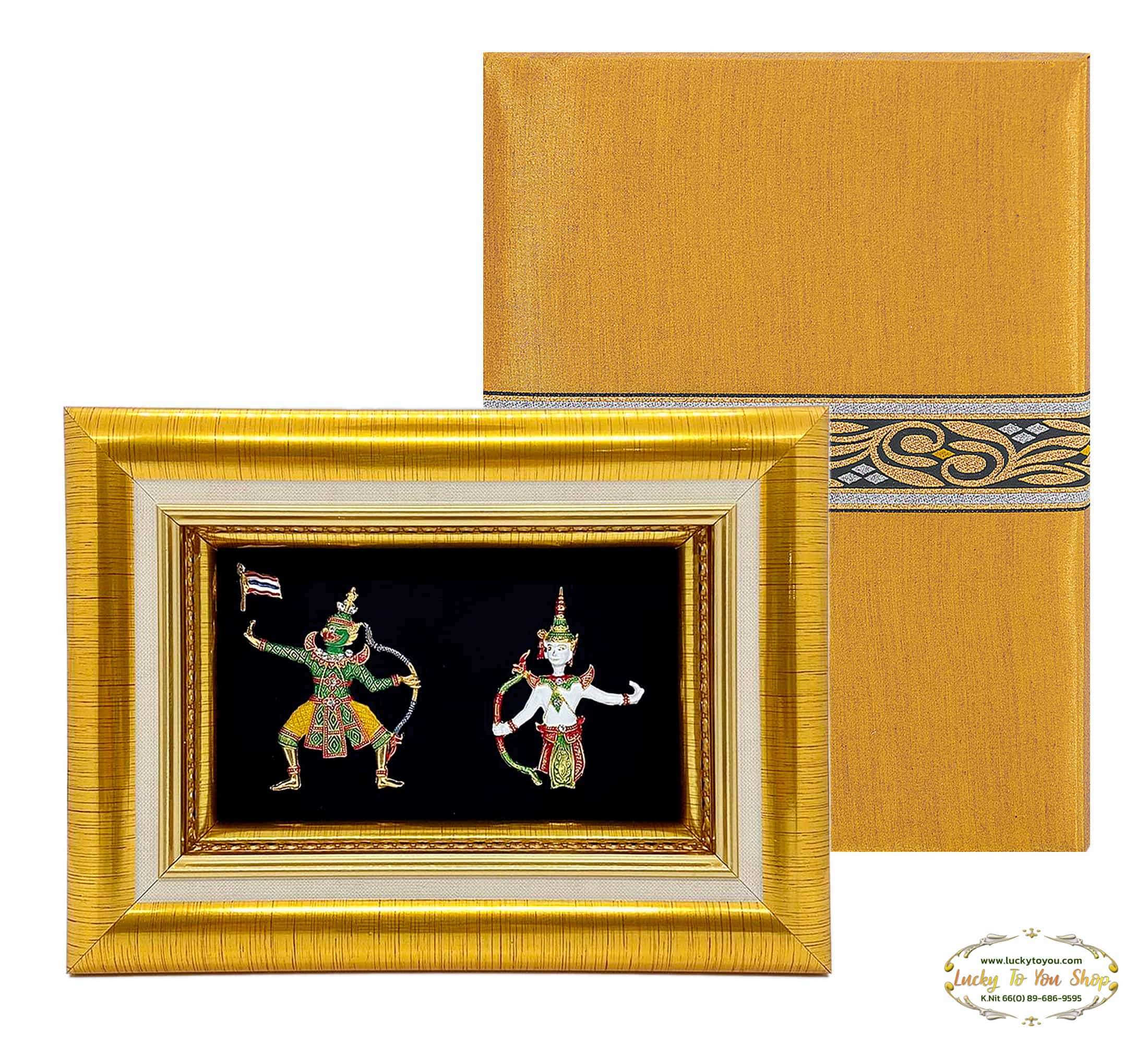 กรอบทองคู่รามเกียรติ์