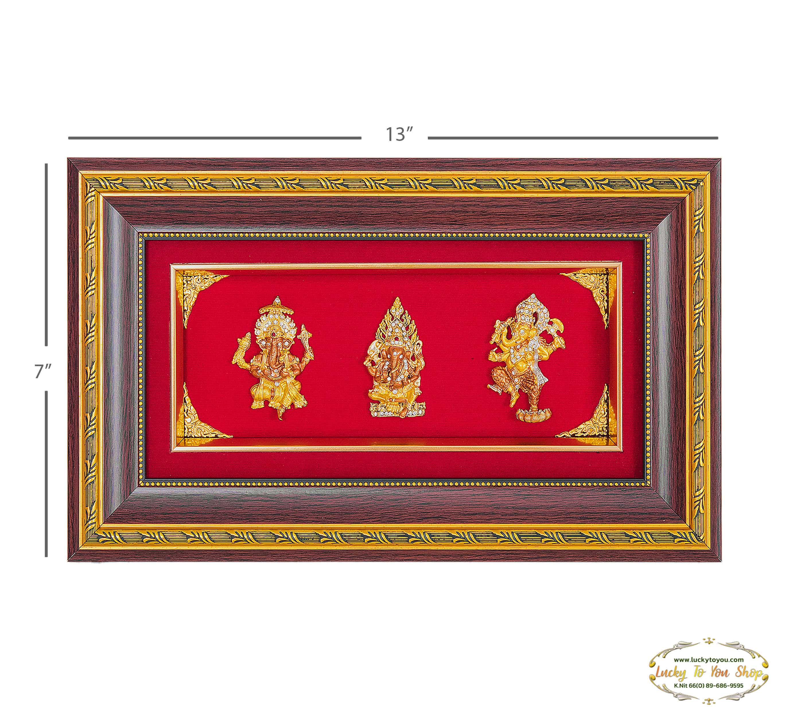 กรอบ 3 ช่องพระพิฆเนศ