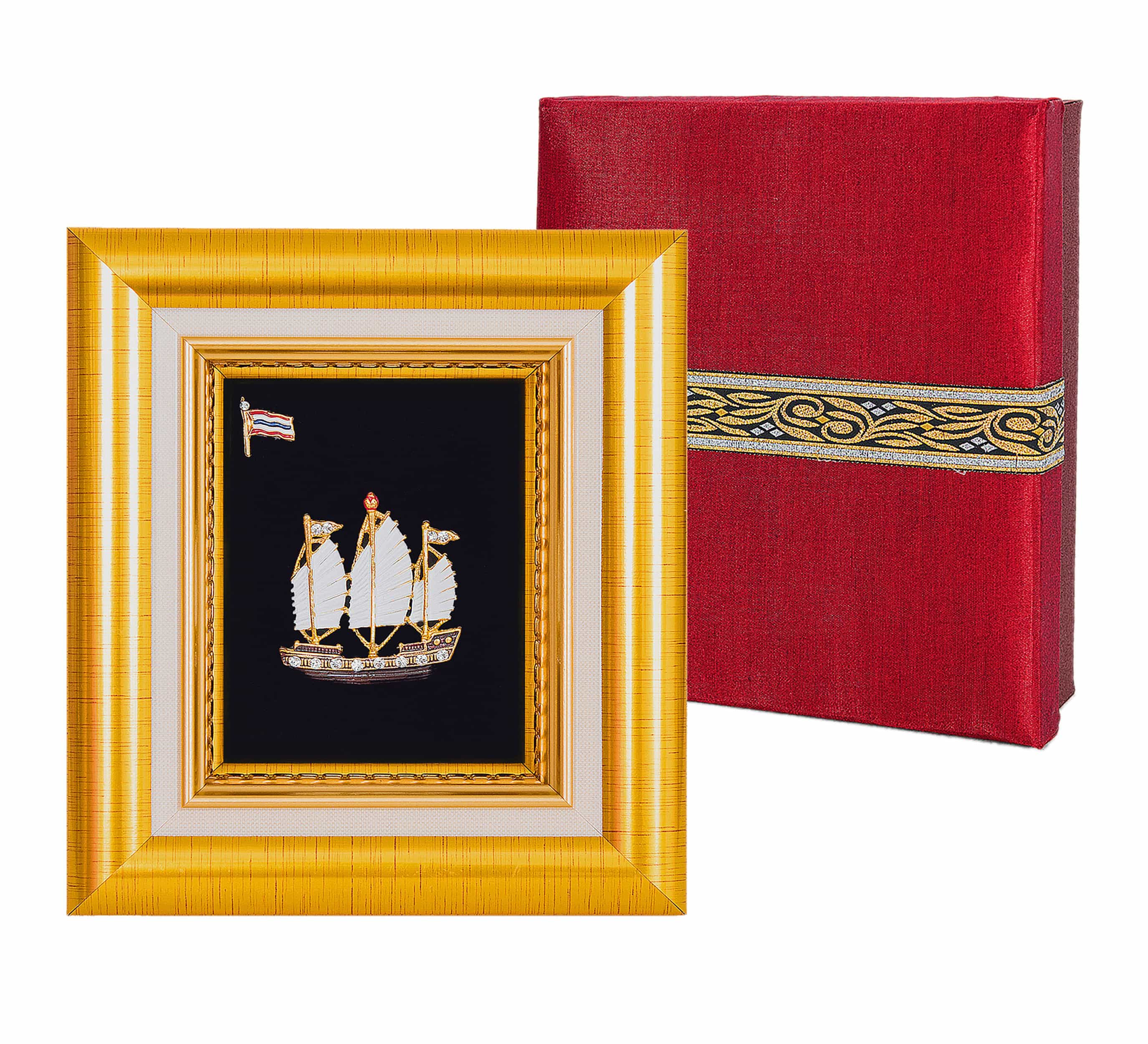 กรอบทองลายไทย A14