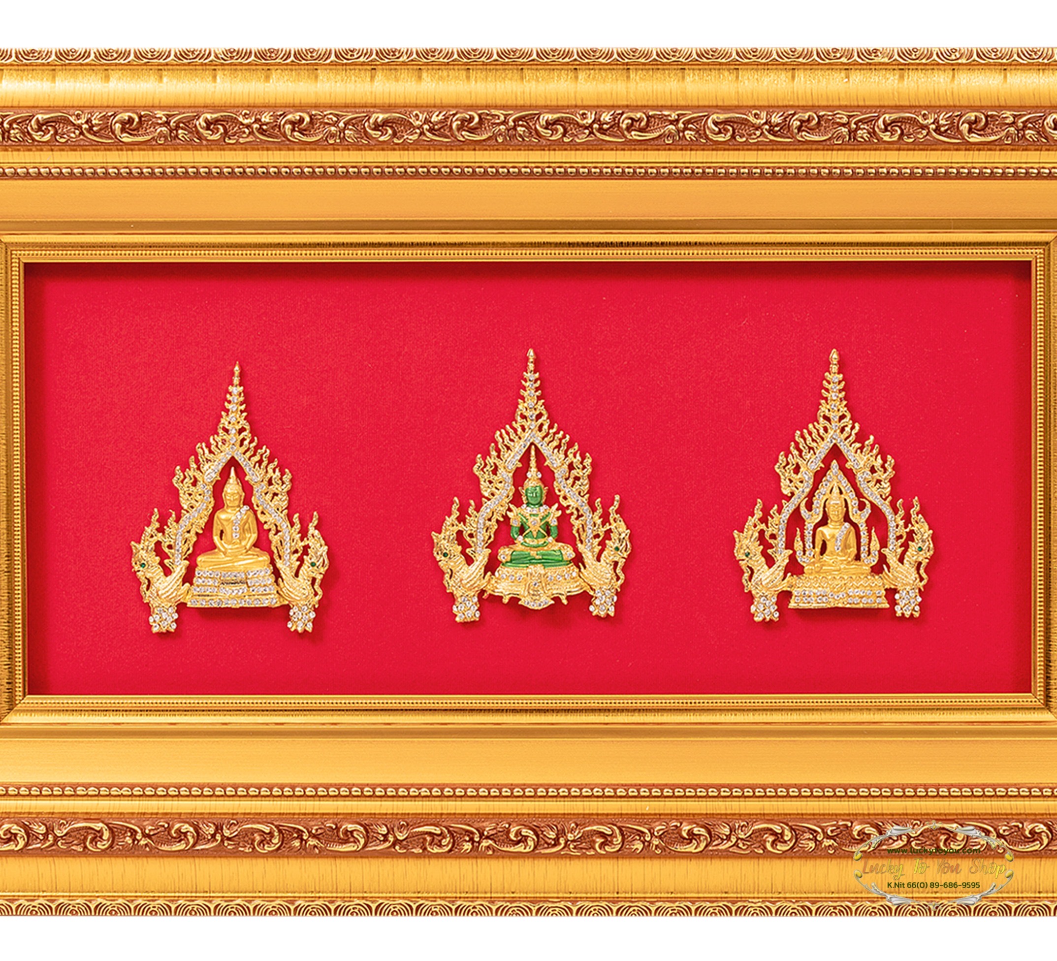 กรอบชุดพระคู่บ้าน