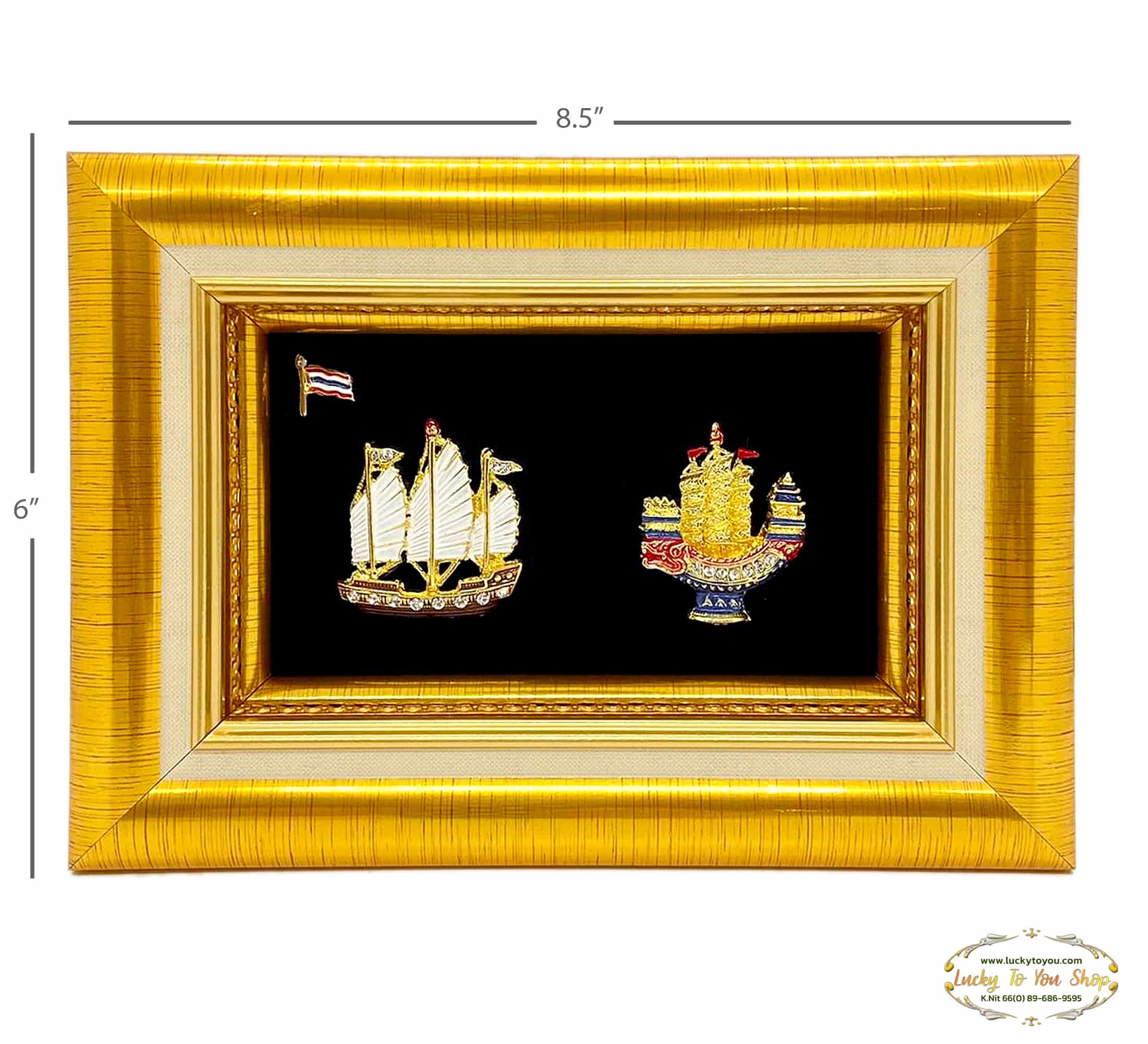 กรอบทองคู่เรือ