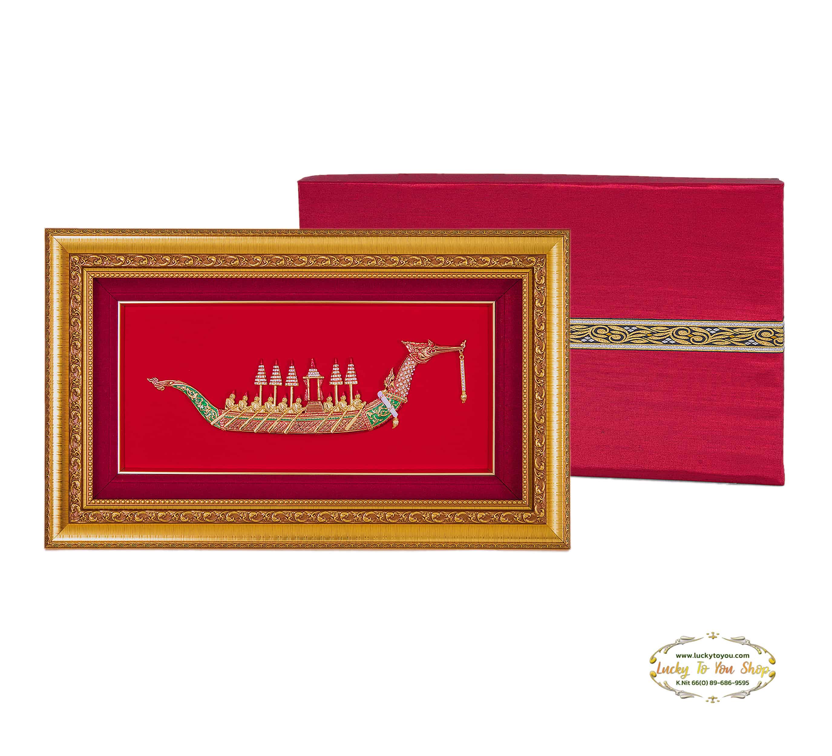 กรอบหุ้มผ้าไหมสุพรรณหงส์
