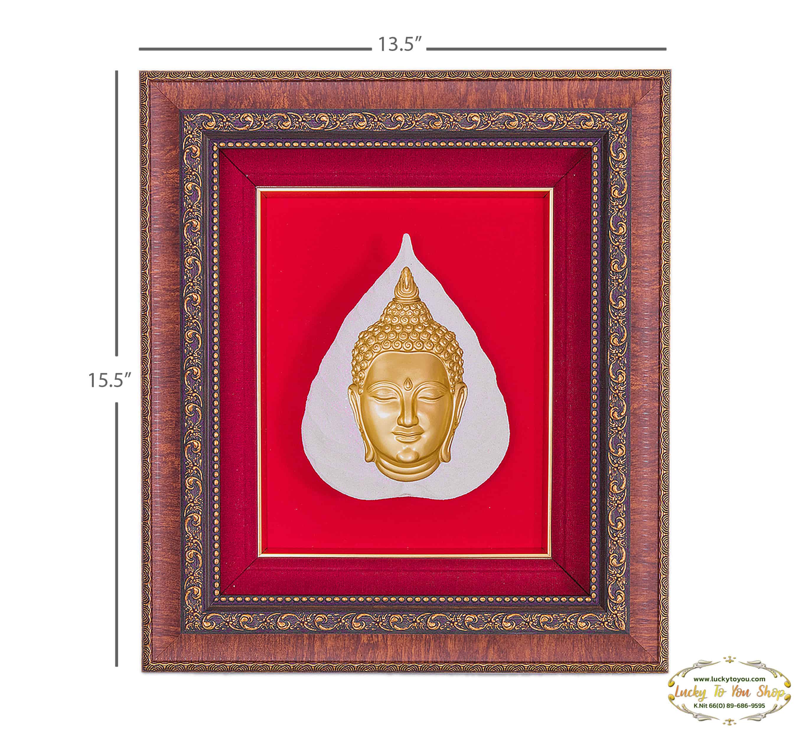 กรอบหุ้มผ้าไหมพระมองตาม