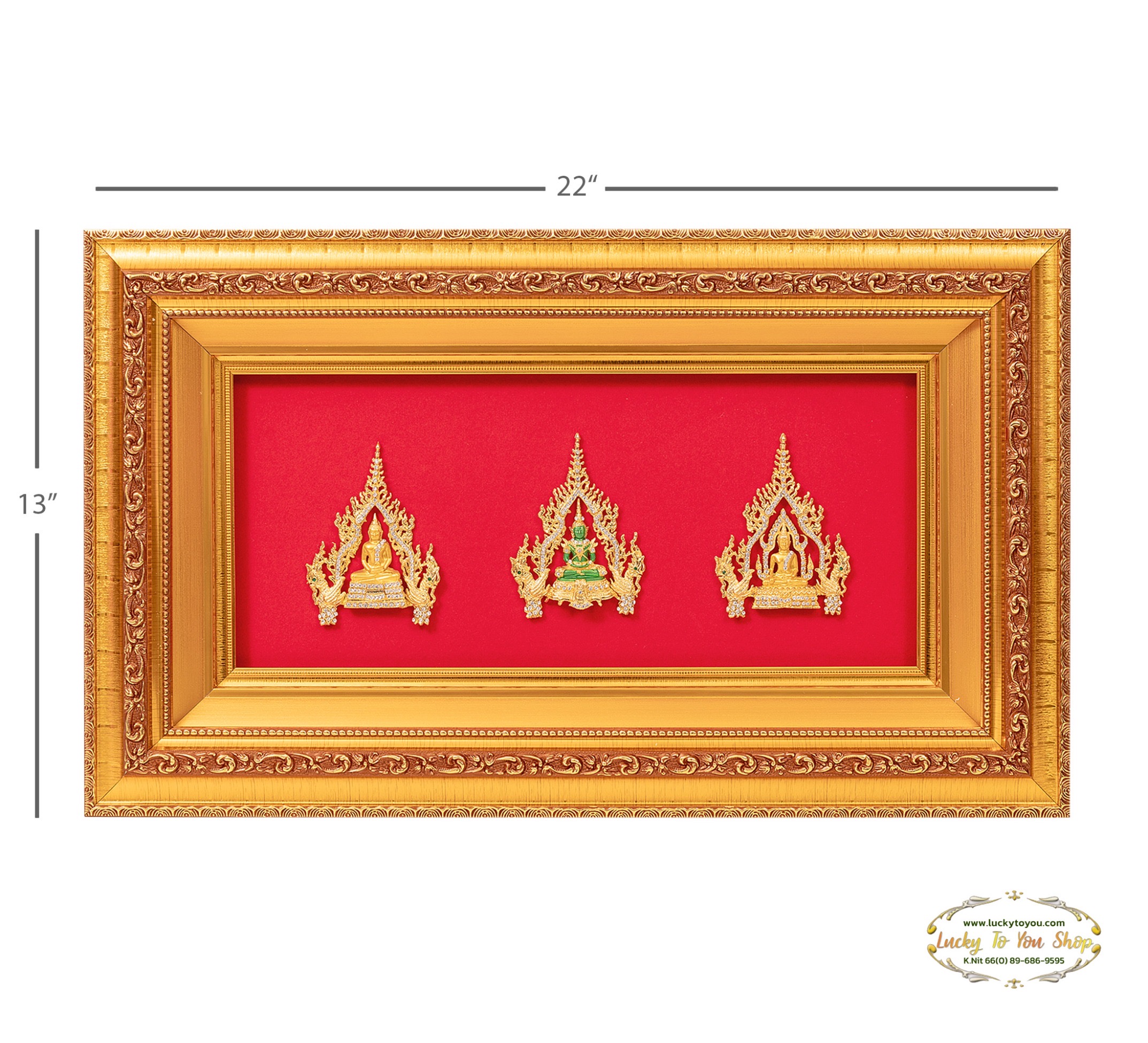 กรอบชุดพระคู่บ้าน