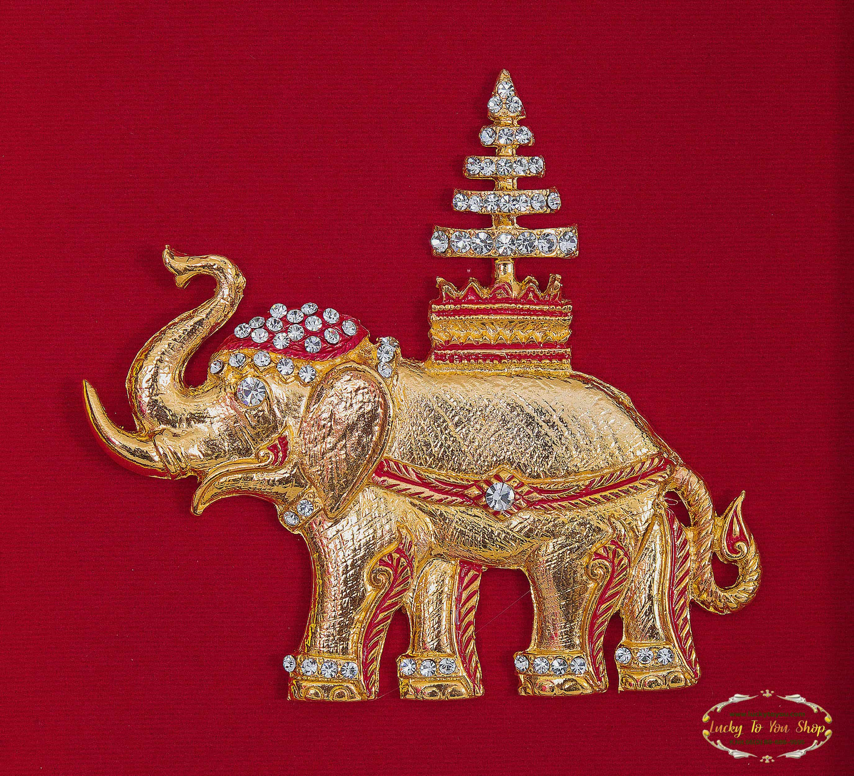 กรอบหุ้มผ้าไหมช้างฉัตร