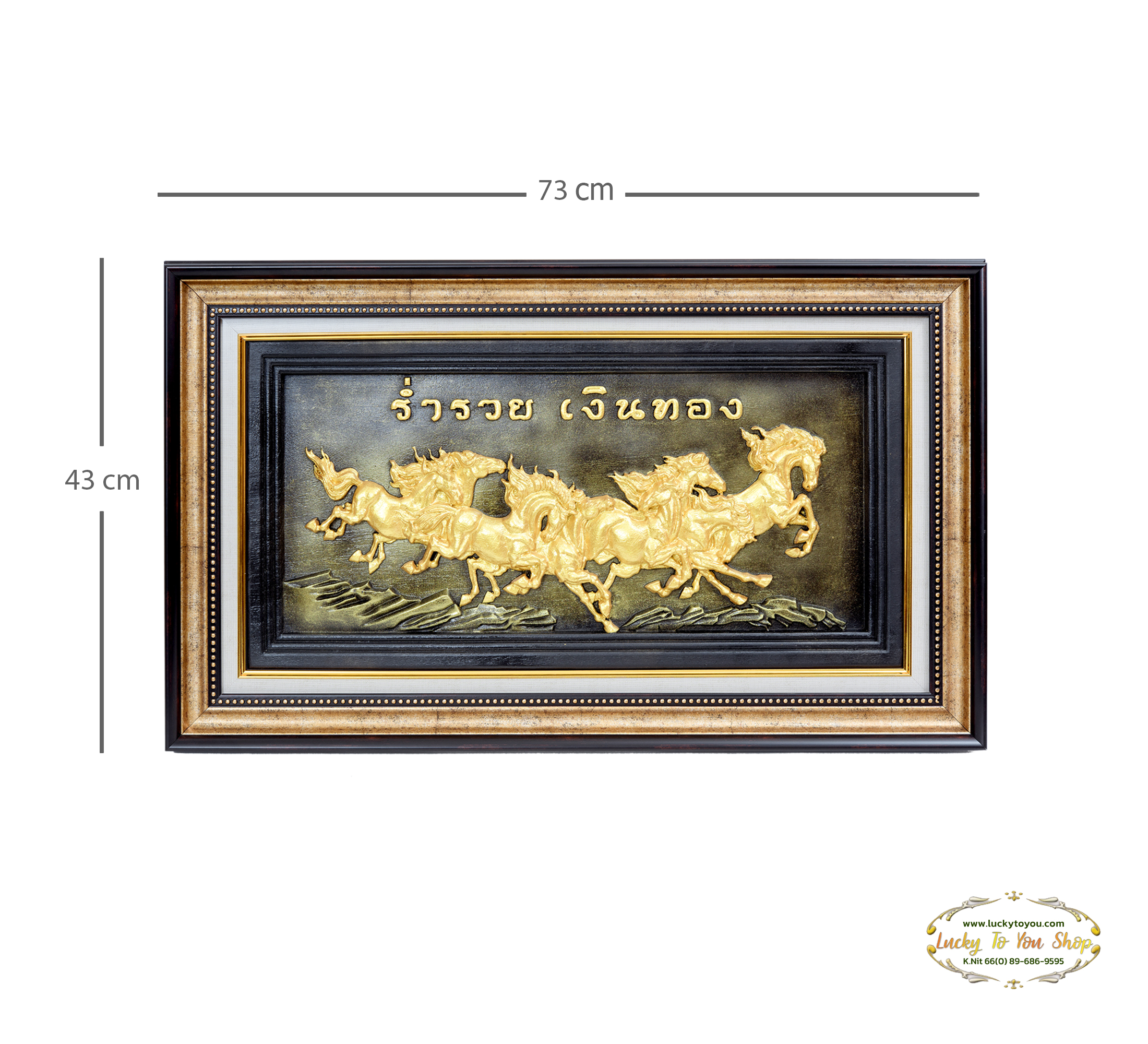 กรอบเรซิ่นม้าL