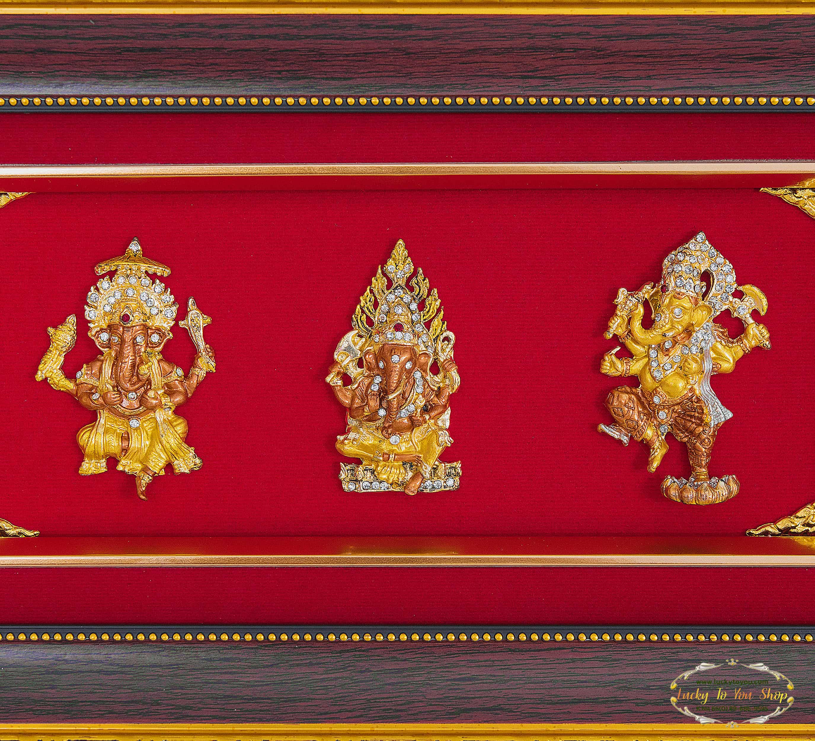 กรอบ 3 ช่องพระพิฆเนศ