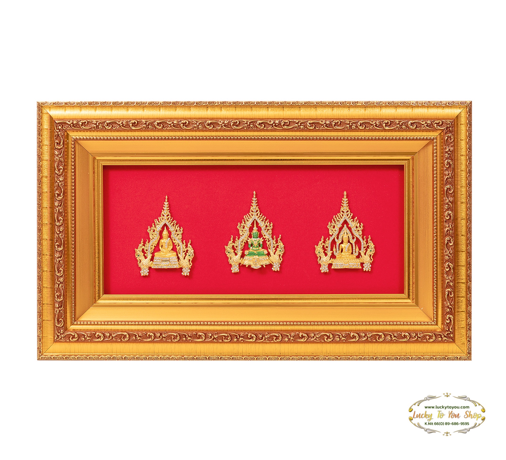 กรอบชุดพระคู่บ้าน