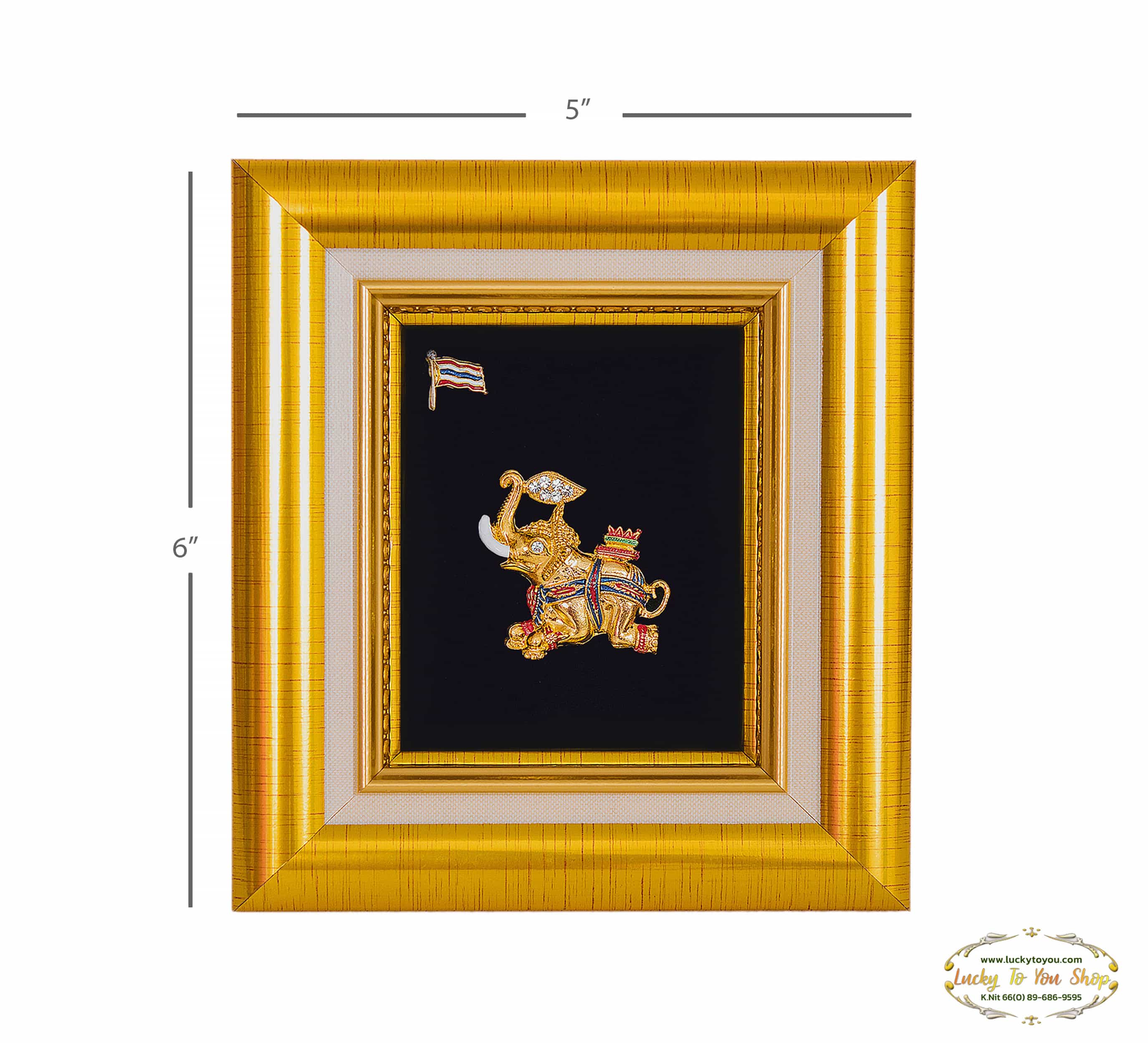 กรอบทองลายไทย A11