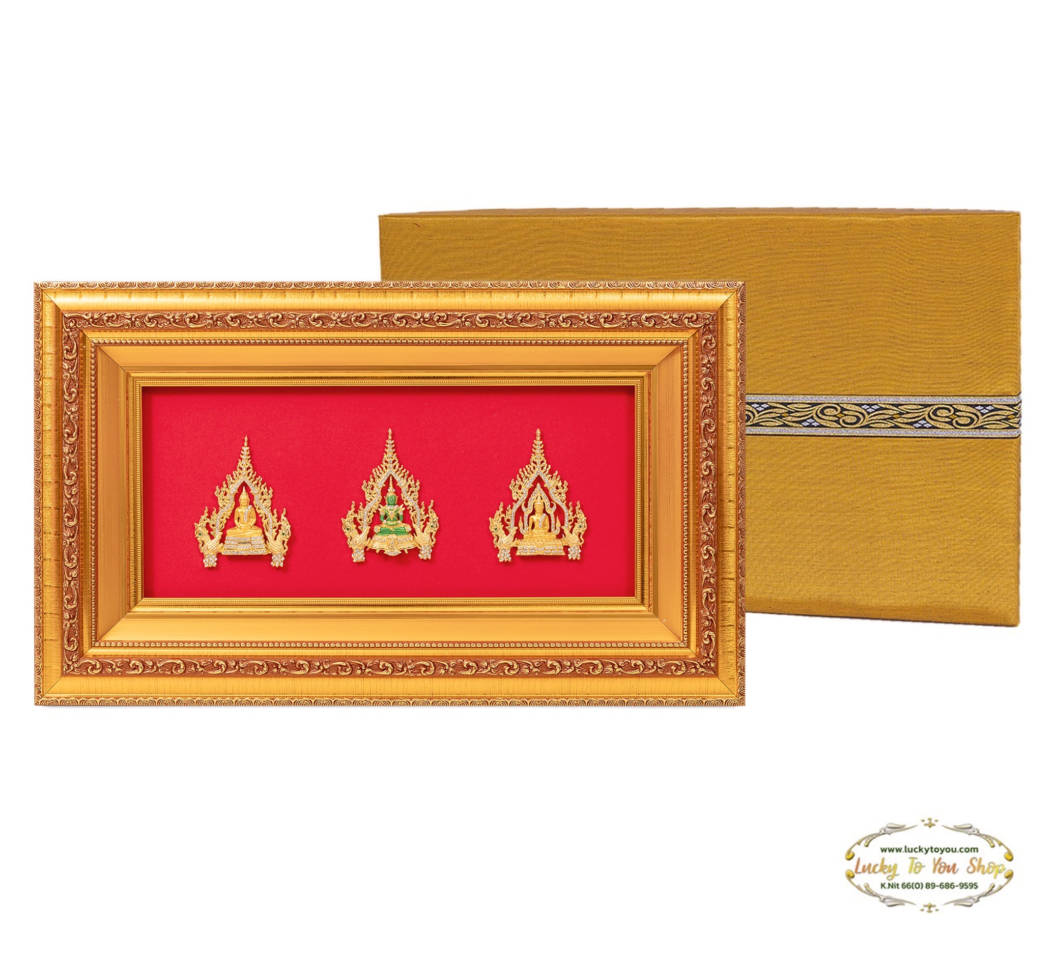 กรอบชุดพระคู่บ้าน