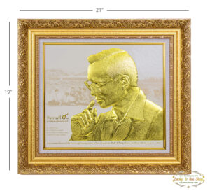 ภาพพิมพ์ทองL พระเสโทหลั่ง