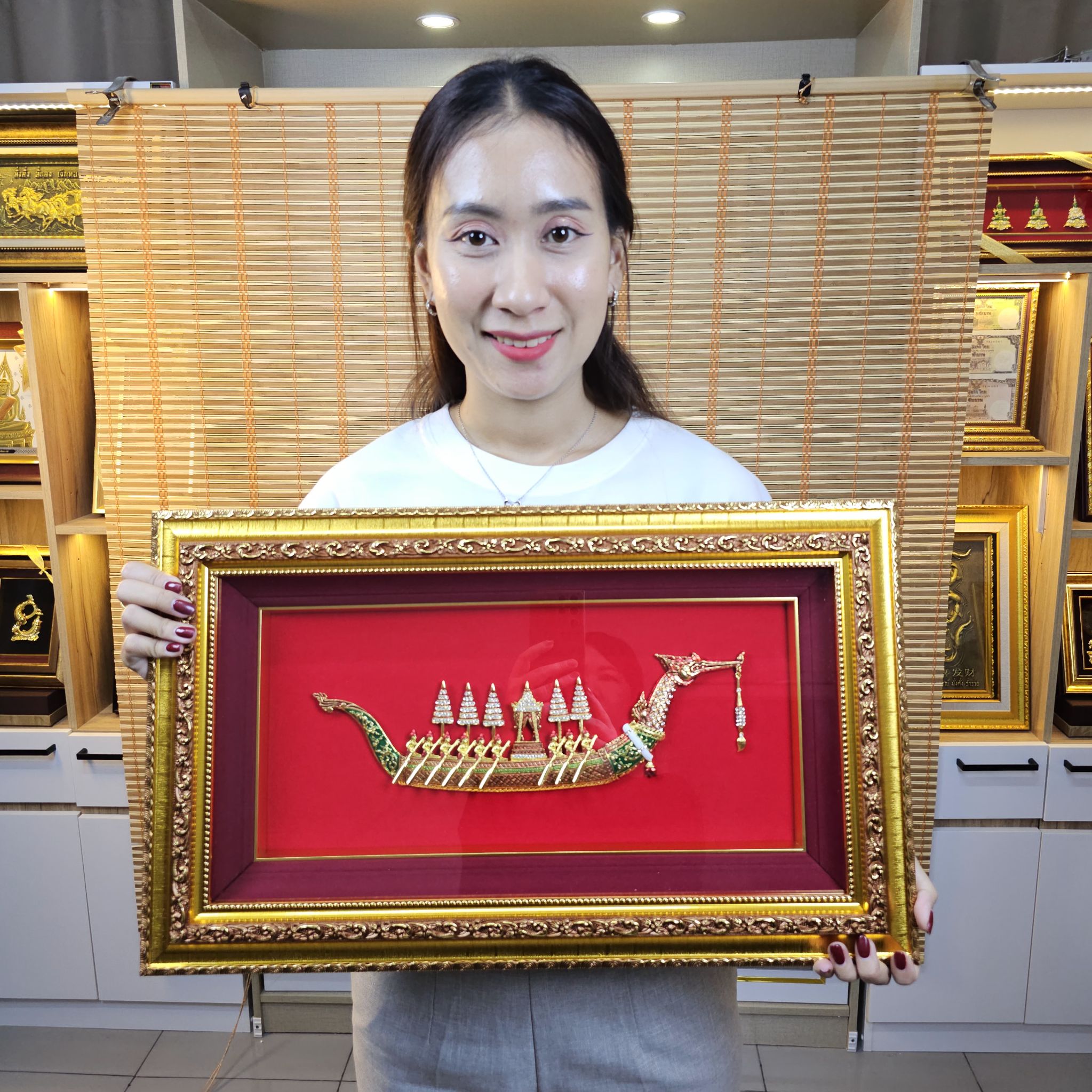 กรอบหุ้มผ้าไหมสุพรรณหงส์ - Image 7
