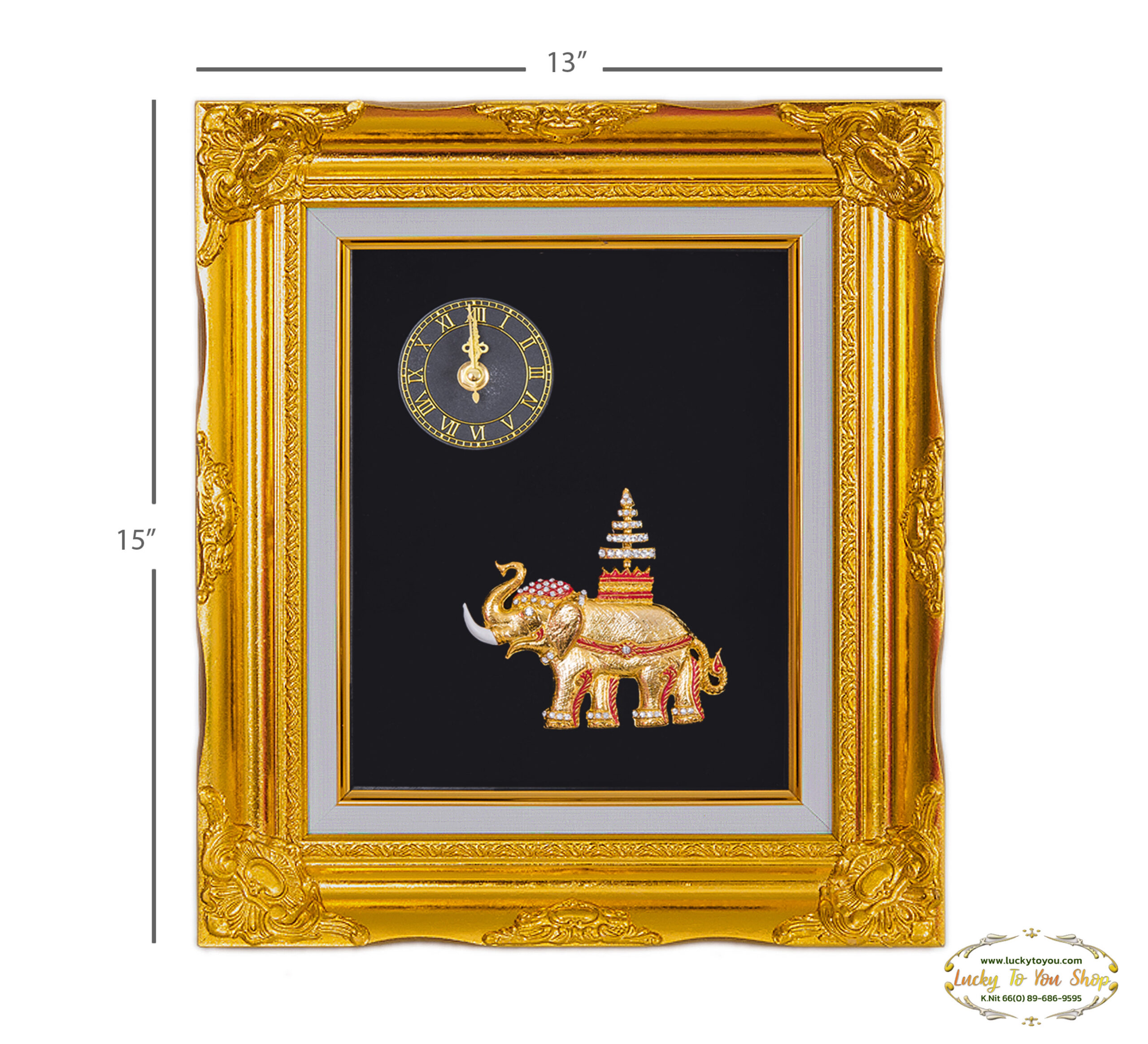 กรอบนาฬิกาหลุยส์ช้างฉัตร - Image 2