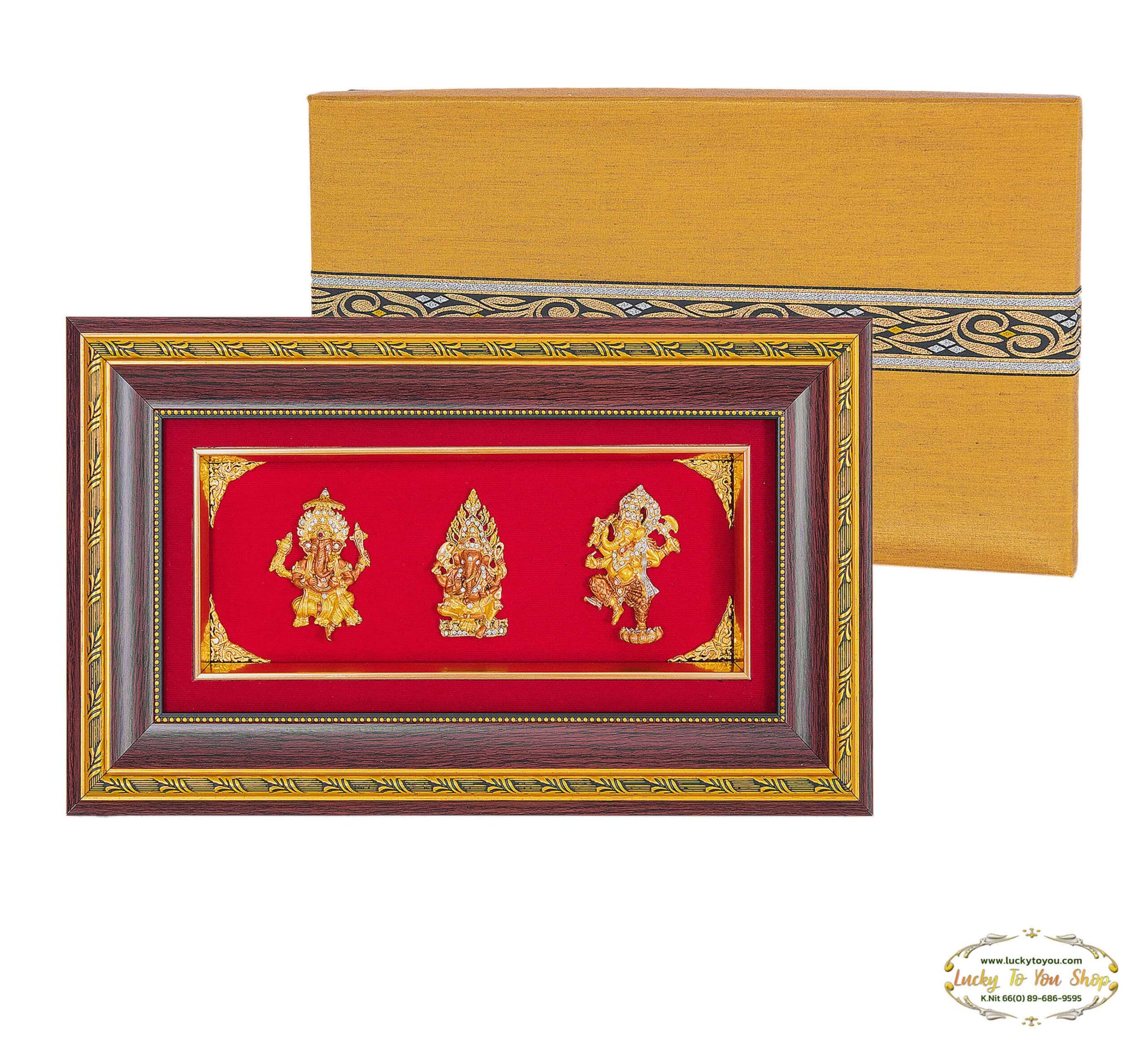 กรอบ 3 ช่องพระพิฆเนศ